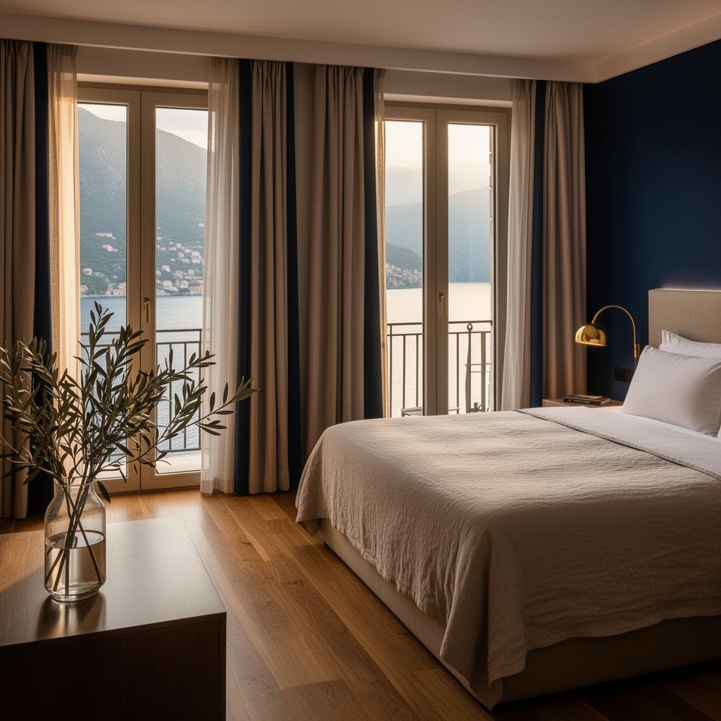 Eden Boutique Hotel — sea-view suite in Kotor, Montenegro